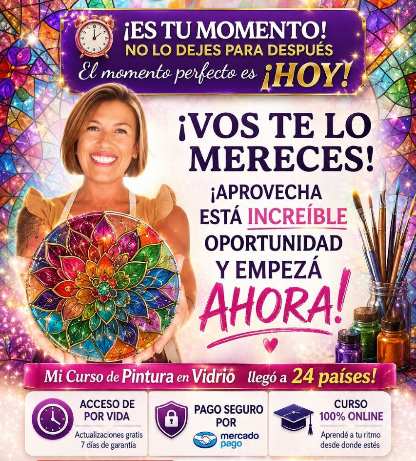PINTURA VITRAL CURSO ONLINE