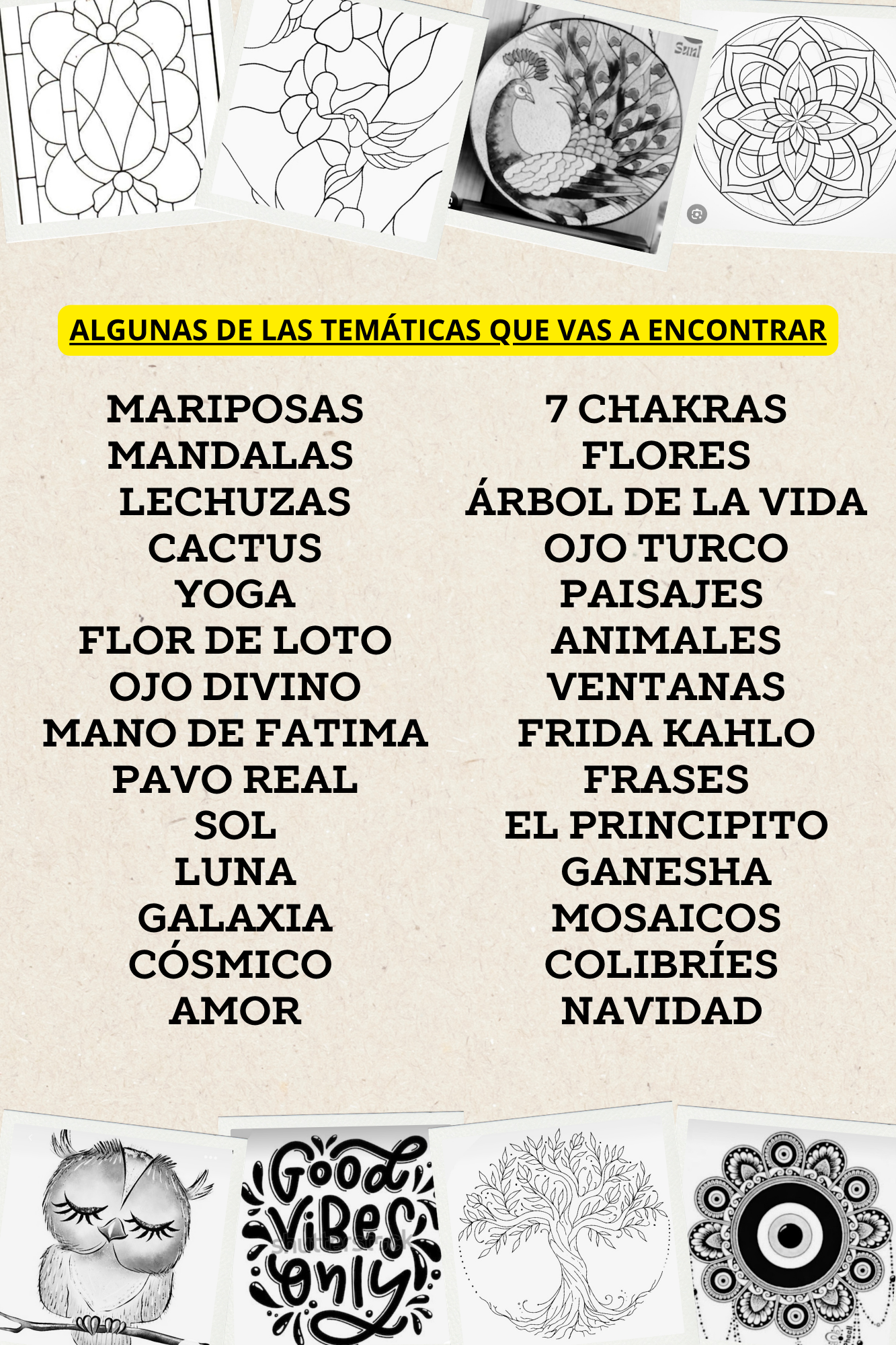 + 300 DISEÑOS EXCLUSIVOS DESCARGABLES