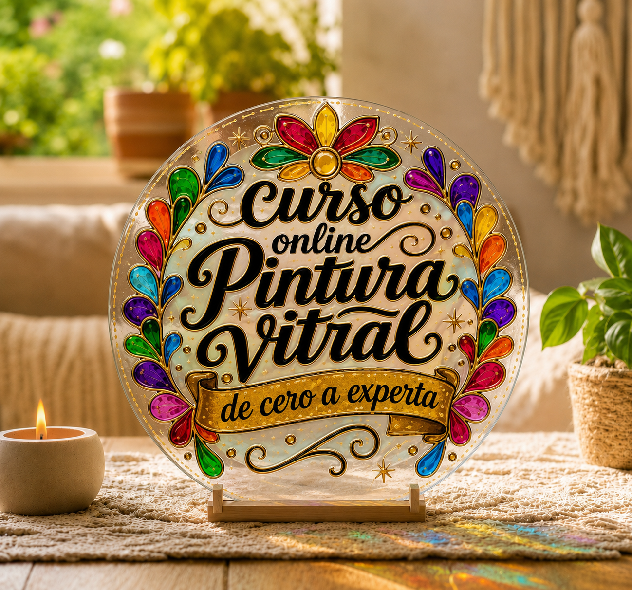 PINTURA VITRAL CURSO ONLINE