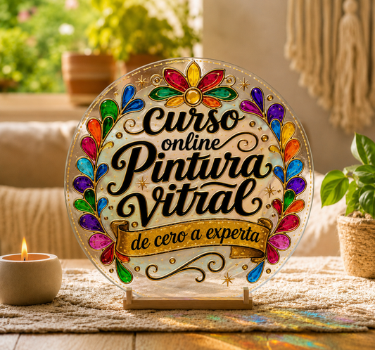 PINTURA VITRAL CURSO ONLINE