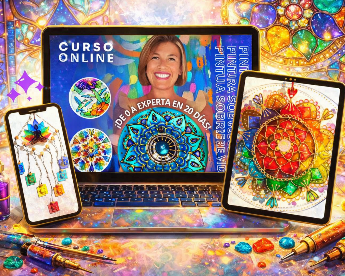 Pintura Vitral Curso Online